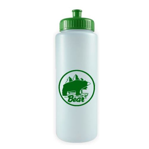 Sport Bottle - BPA Free- 32 oz  Frost/Green