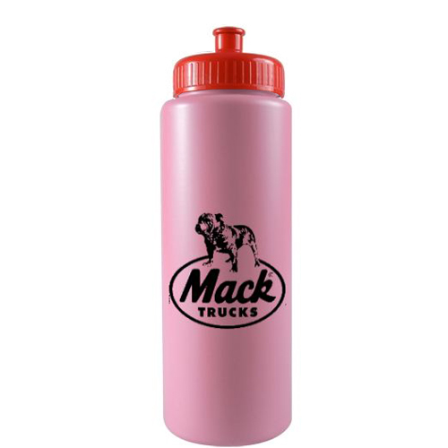 Sports Bottle Colors - BPA Free -32oz Pink/Red