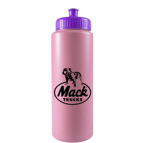 Sports Bottle Colors - BPA Free -32oz Pink/Violet
