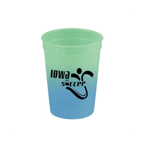 Color Changing Cup - 12oz Green to Blue