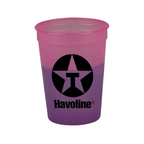 Custom Color Changing Cup - 12oz Pink to Violet