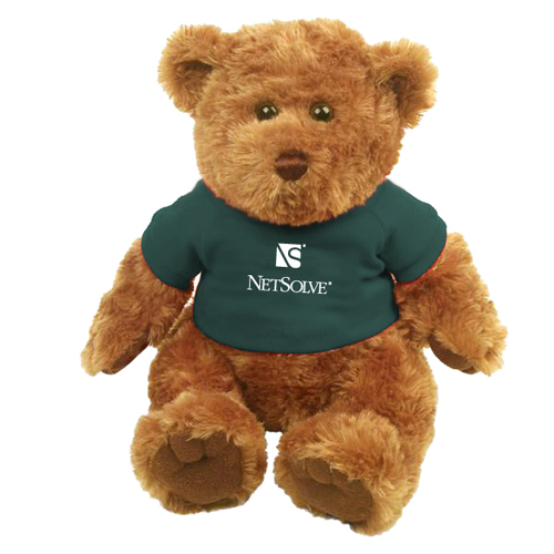 Traditional Bear-10 Inch  T-Shirt-Forest Green