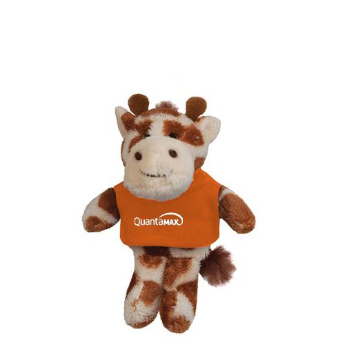 Giraffe Wild Bunch Magnet T-Shirt-Orange