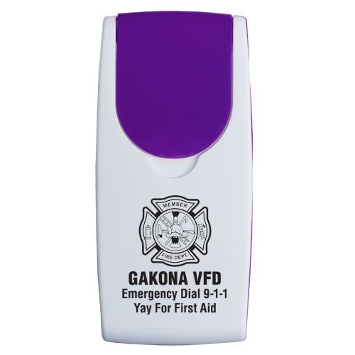 Grab & Go First Aid Kit  Violet/White