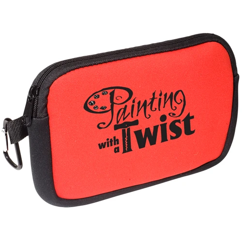 Neoprene Accessory Pouch Red