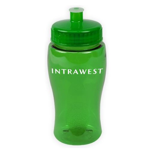 Poly-Pure Junior Bottle 18oz Translucent Green/Translucent Green