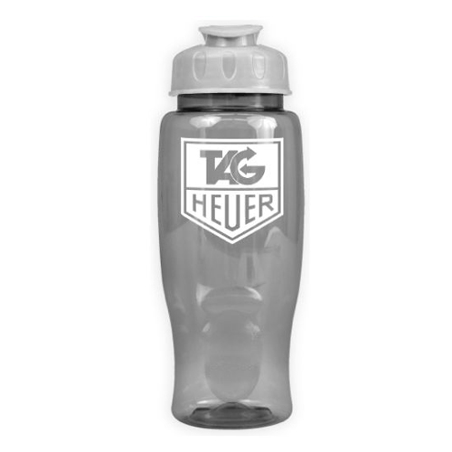 Poly-Pure with Flip Lid 27oz Clear/White