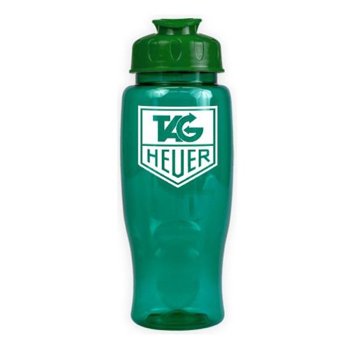 Poly-Pure with Flip Lid 27oz Translucent Teal/Green