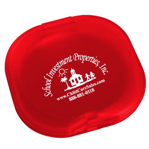 Diva Compact Mirror Red