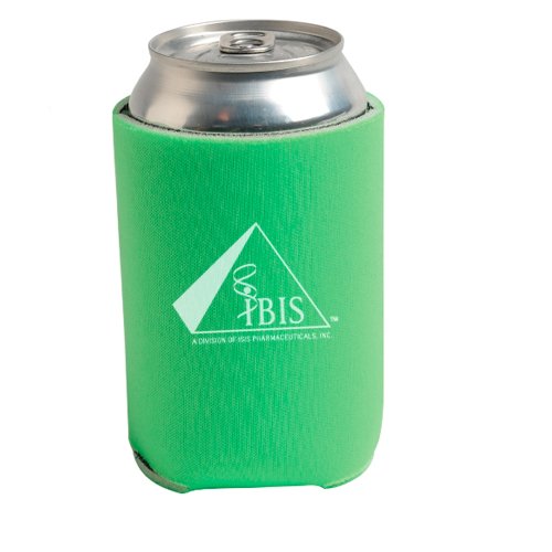 Collapsible Can Cooler Lime Green