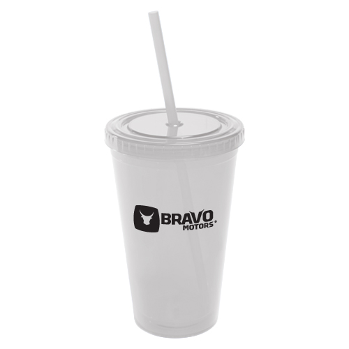 All Pro Acrylic Cup with Straw
