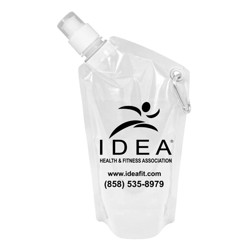 Collapsible Water Bottle-28 oz Clear