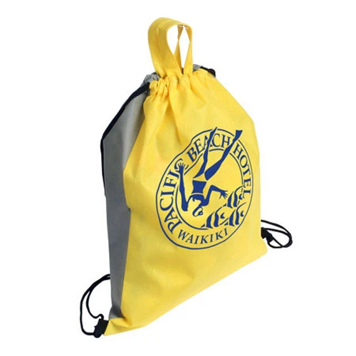 Glide Right Drawstring Backpack Yellow