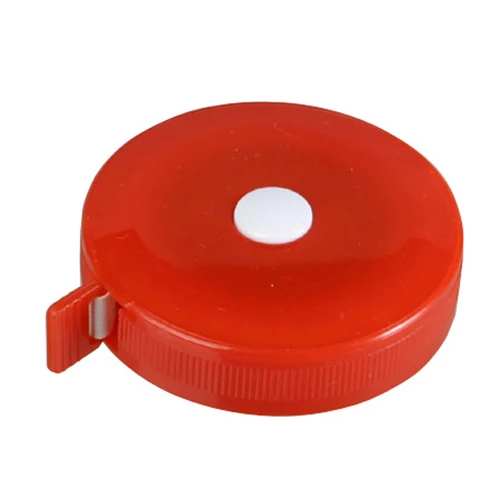 5' Round Tape Measure Red