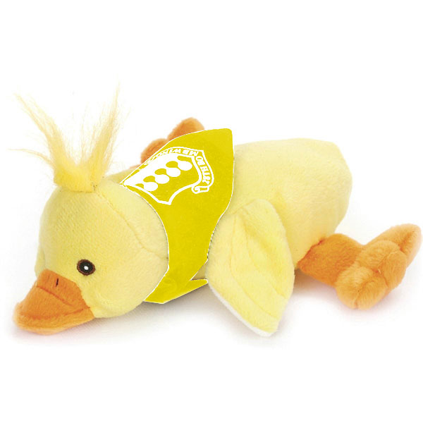 Laying Beanie Duck  Yellow