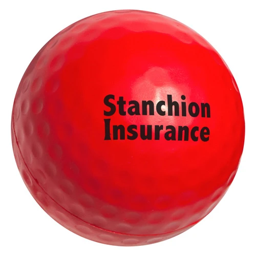 Golf Ball Stress Reliever Red