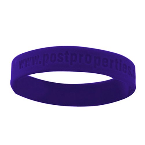 Silicone Wristband Debossed Youth Size