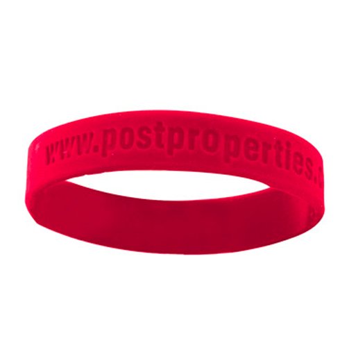 Silicone Wristband Debossed Youth Size