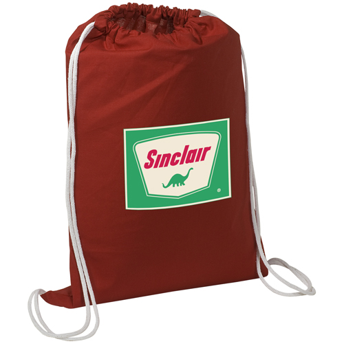 Cotton String-A-Sling Backpack - 4 Color Process Red