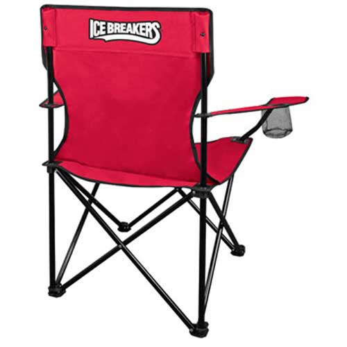 Go Anywhere Fold Up Lounge Chair Red