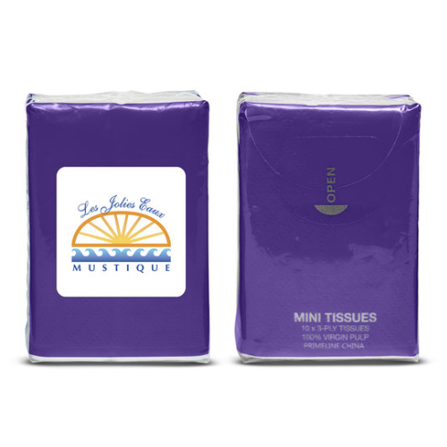 Mini Tissue Packet Purple