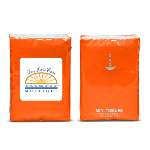 Mini Tissue Packet Orange