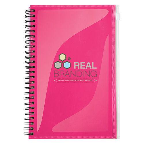 Toucan Spiral Notebook Pink
