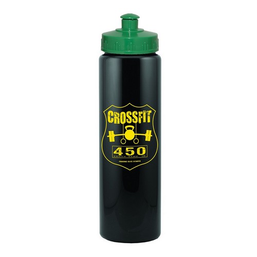 Liberty Plastic Bottle - 25 Ounce Black/Green