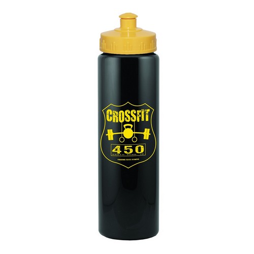 Liberty Plastic Bottle - 25 Ounce Black/Yellow