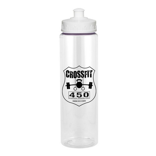 Liberty Plastic Bottle - 25 Ounce Clear/White