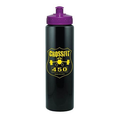 Liberty Plastic Bottle - 25 Ounce Black/Purple