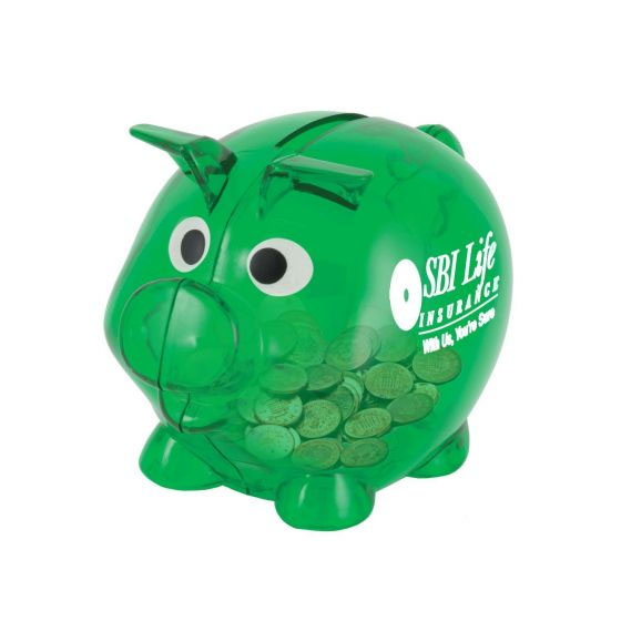 Lil Billie Small Piggy Bank Green