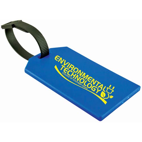Business Card Luggage Tag Blue