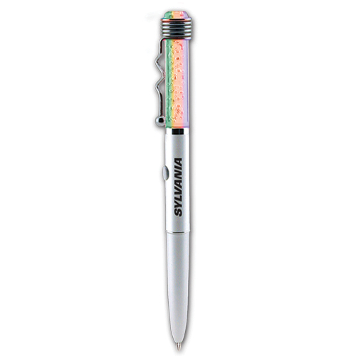 Lighted Logo Pen – Spiral Bubble