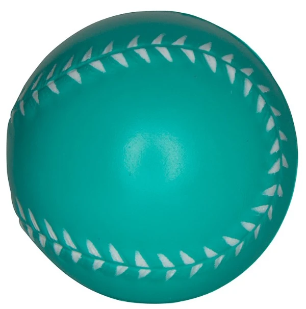 Baseball Squeezie Stress Reliever Teal