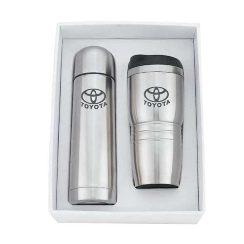 Stainless Steel Tumbler and Thermos Set Stainless