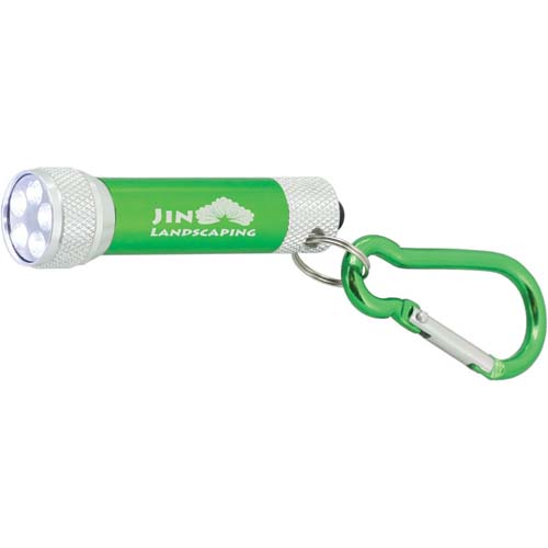 Carabiner Flashlight Green