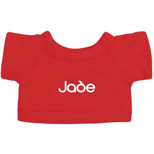 So Soft Laying Beanie Mouse T-Shirt-Red