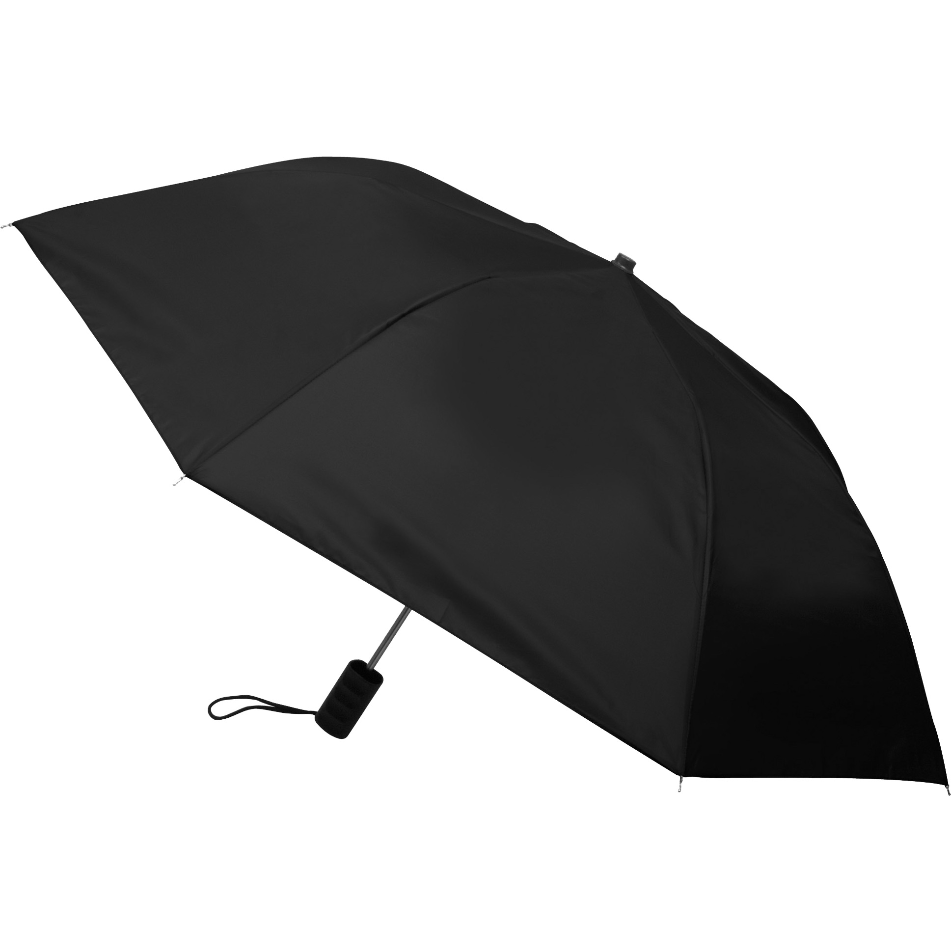 Economy Auto Open Folding Umbrella Black