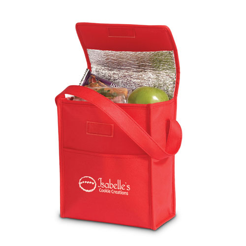 Lunch Sack Non-Woven Cooler Red