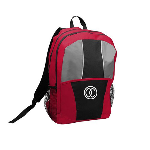 College Backpack Red