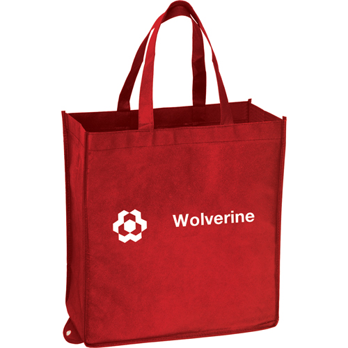 Fold-Up Tote Bag Red