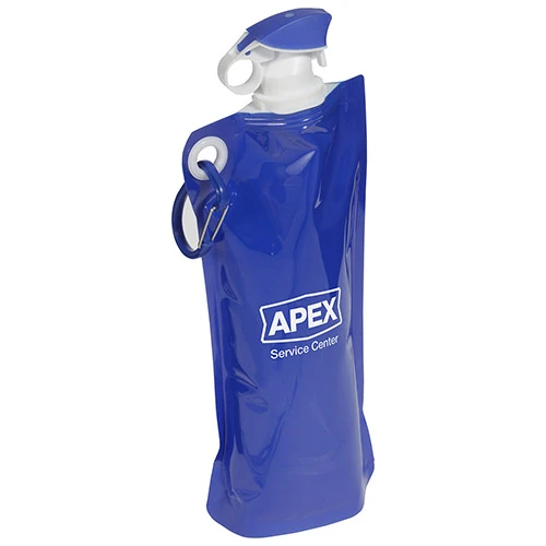 Flip Top Folding Water Bottle Blue