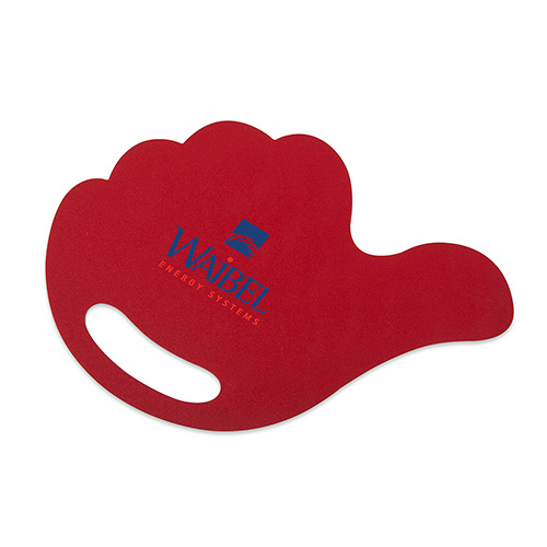 Thumbs Up Hand Fan Red