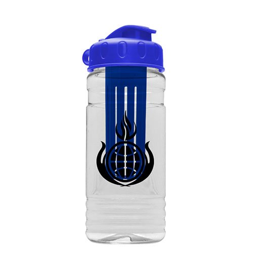 Tritan Infuser Bottle 20 oz Clear/Blue