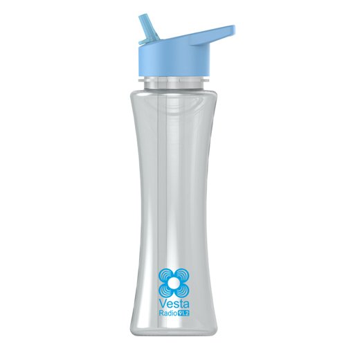 The Curve Tritan Bottle with Flip Straw