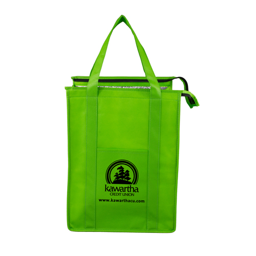 Super Cooler Tote Bag Lime Green