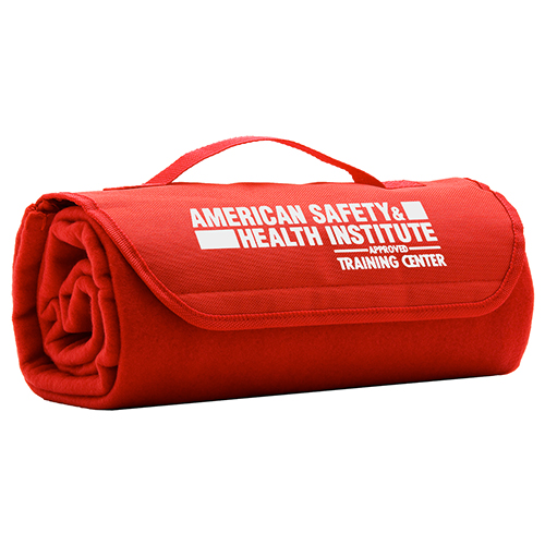 Ready To Roll Up Fleece Blanket Red