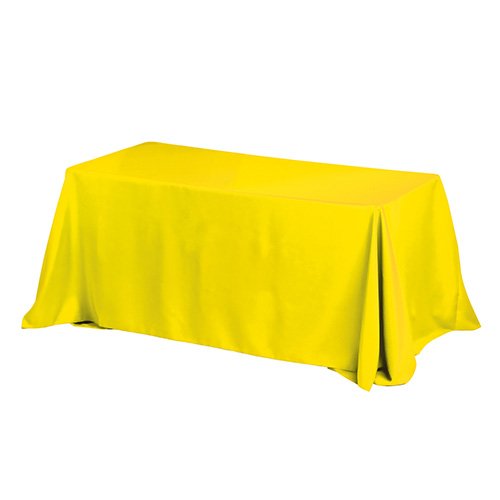 Economy 8 Ft Table Covers-Blank Lemon Yellow