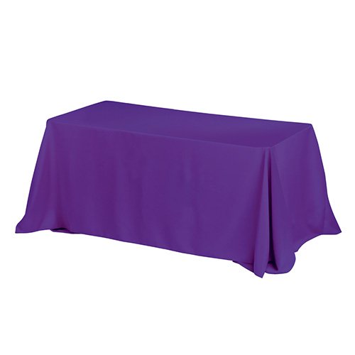 Economy 8 Ft Table Covers-Blank Purple